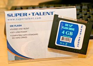 Super Talent memory had a 4 GB 1.8