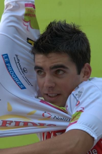 Tony Gallopin (Cofidis), best young rider after stage 2 of the Tour de l'Ain
