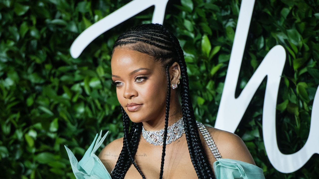 london, england december 02 rihanna arrives at the fashion awards 2019 held at royal albert hall on december 02, 2019 in london, england photo by samir husseinwireimage