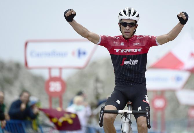 Alberto Contador wins stage 20 at the Vuelta a Espana