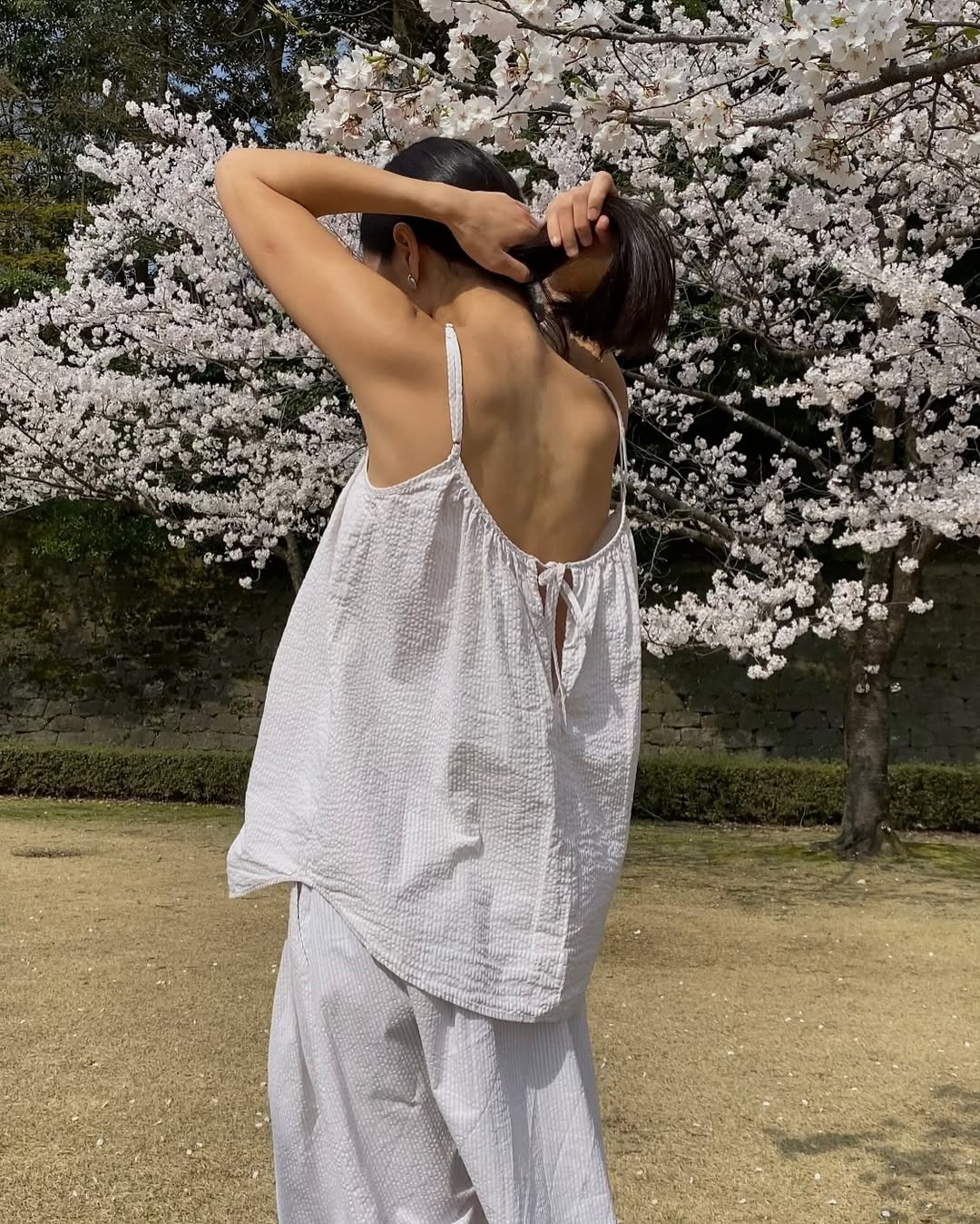 mariavannguyen wears white Aiayu co-ord