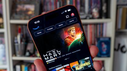 Amazon Prime Video running on an iPhone 17 Pro Max