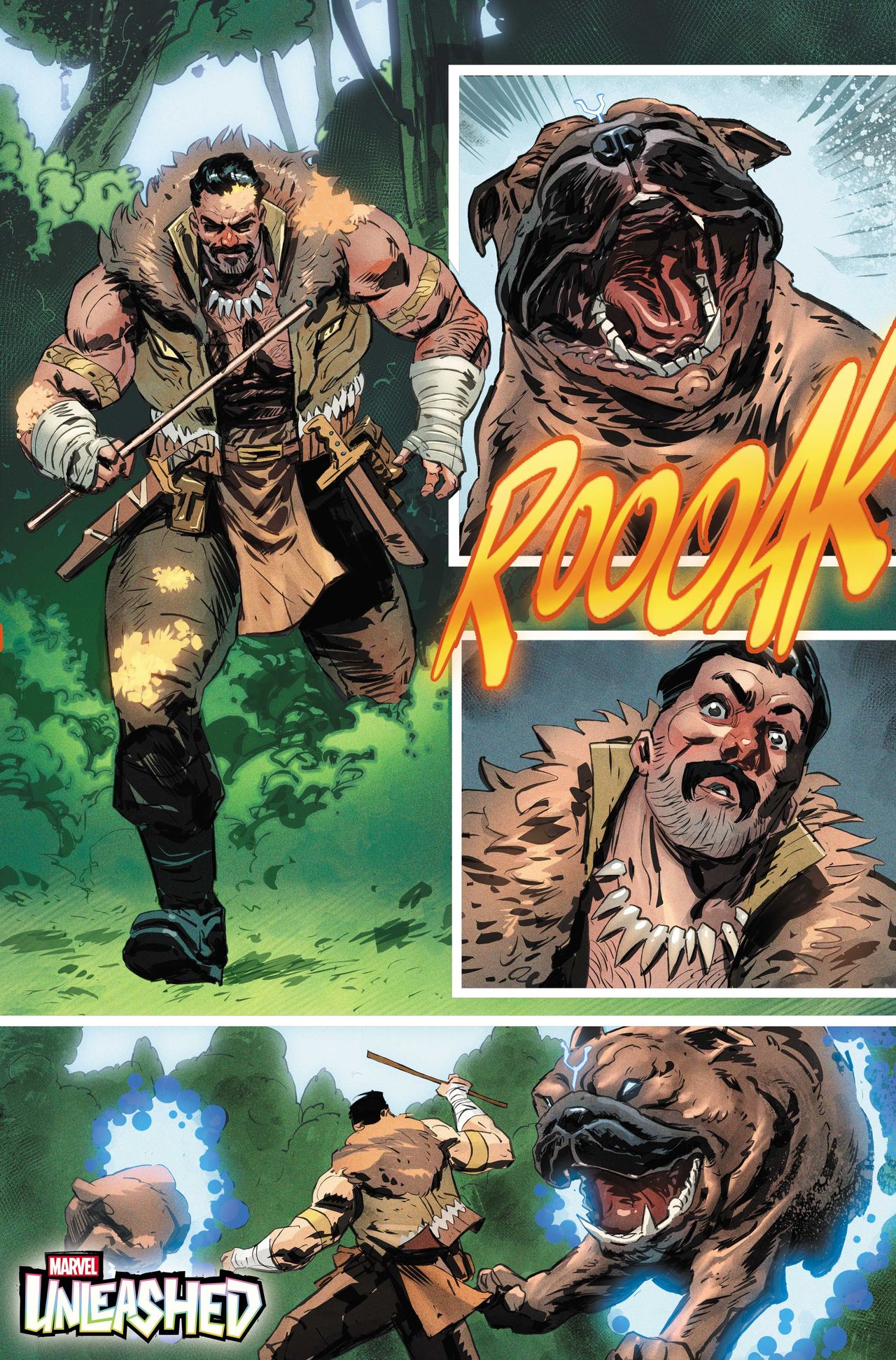 Pages from Marvel Unleashed #1.