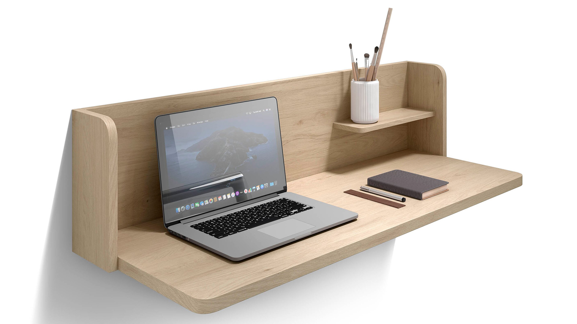 Best desk for small spaces: Caramia Floating Desk