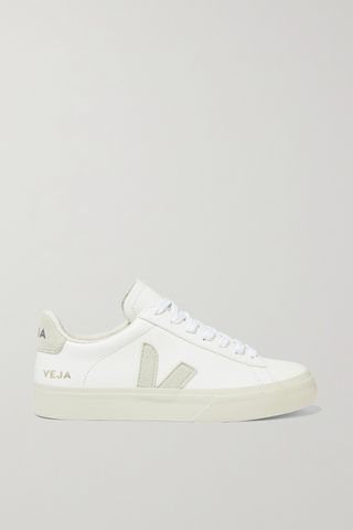 + NET SUSTAIN Campo leather and suede sneakers
