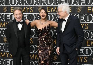 Martin Short, Selena Gomez and Steve Martin at the 75th Primetime Emmy Awards