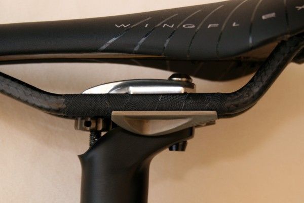 The low-profile top clamp provides plenty of room for the base to move in the event of an impact and during normal Twin-Flex operation.