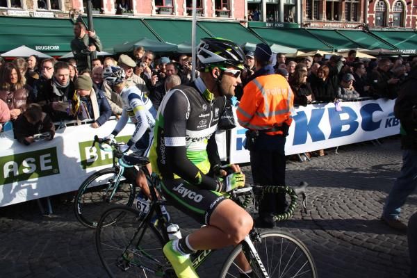 Tomas Vaitkus (GreenEdge) ready for action.