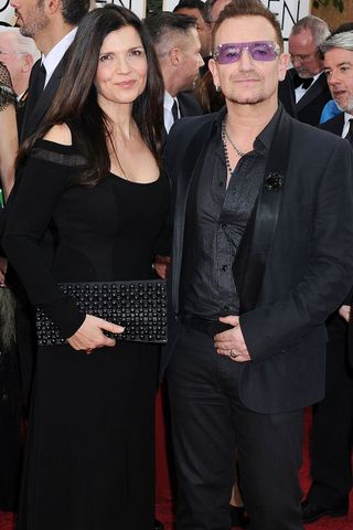 Bono And Ali Hewson At The Golden Globes 2014