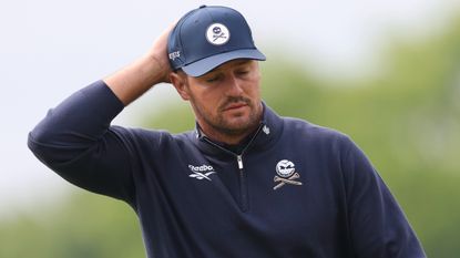 Bryson DeChambeau at the PGA Championship