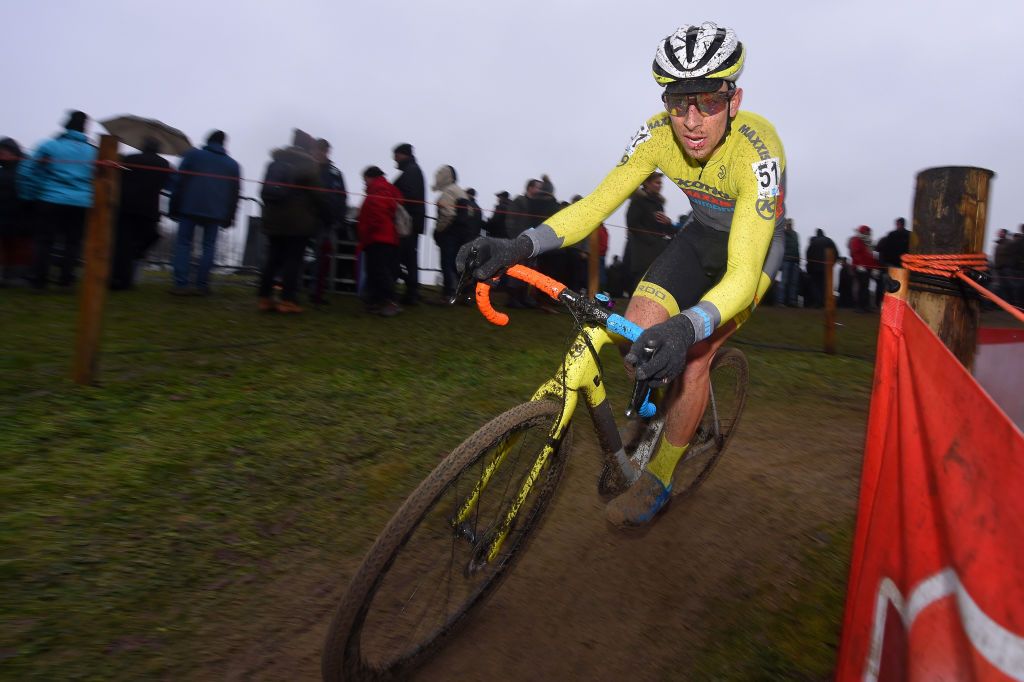 Kerry Werner (USA) at the 2019 Maldegem Parkcross in Belgium