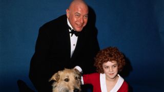 New York: Annie is played by Andrea McArdle, 13, of Philadelphia. Reid Shelton plays Oliver Warbucks. Sandy was discovered at the Humane Society in Newington, Connecticut, just before he was to have been put away. Producer Mike Nichols will open musical next week in Washington, D. C., for a five week run before bringing it to Broadway in April.