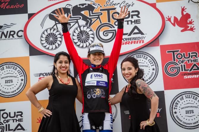Marra Abbott (UnitedHealthcare) spends another day in the leaders jersey