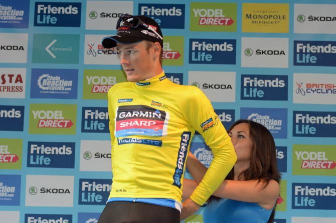 Dylan van Baarle held onto his race lead