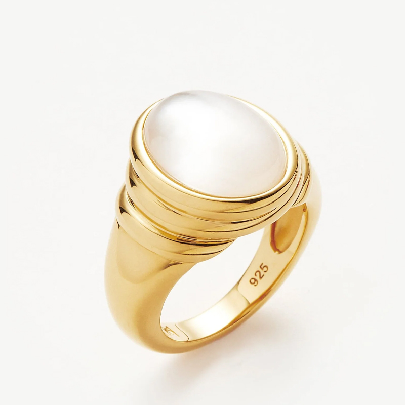 Missoma gold cocktail ring