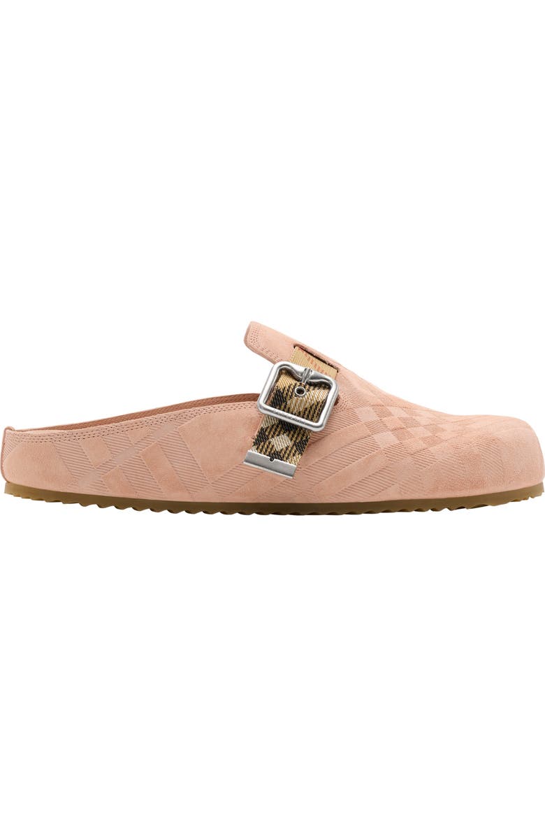 Check Suede Urchin Clogs