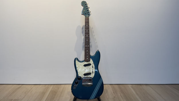 Kurt Cobain&#039;s Mustang on a stand