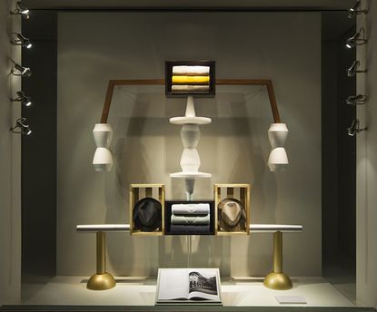 Designer Fotis Evans' latest windows for Hermès' Madison Avenue store