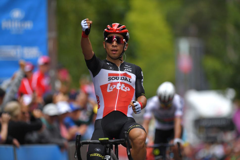 Caleb Ewan wins stage 2 of the 2020 Tour Down Under in Stirling