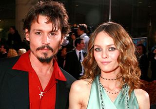Johnny Depp and Vanessa Paradis on the red carpet