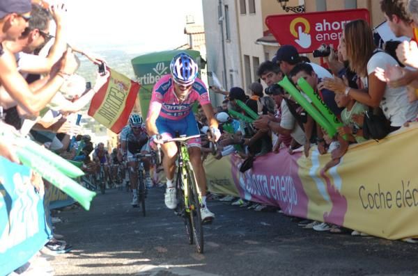 Michele Scarponi (Lampre-ISD) began the attacking on the final climb.