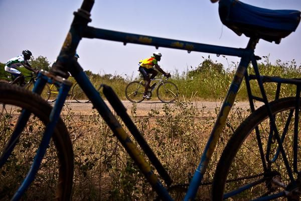 These old Chinese-manufactured bikes are common throughout Burkina.