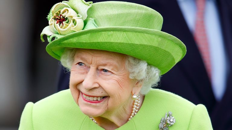 Queen's handbag 'request' revealed, seen here attending the Out-Sourcing Inc. Royal Windsor Cup polo match