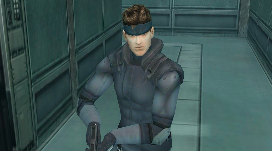 In Metal Gear Solid, Snake is basically John McClane shoved into a  skintight sneaking suit