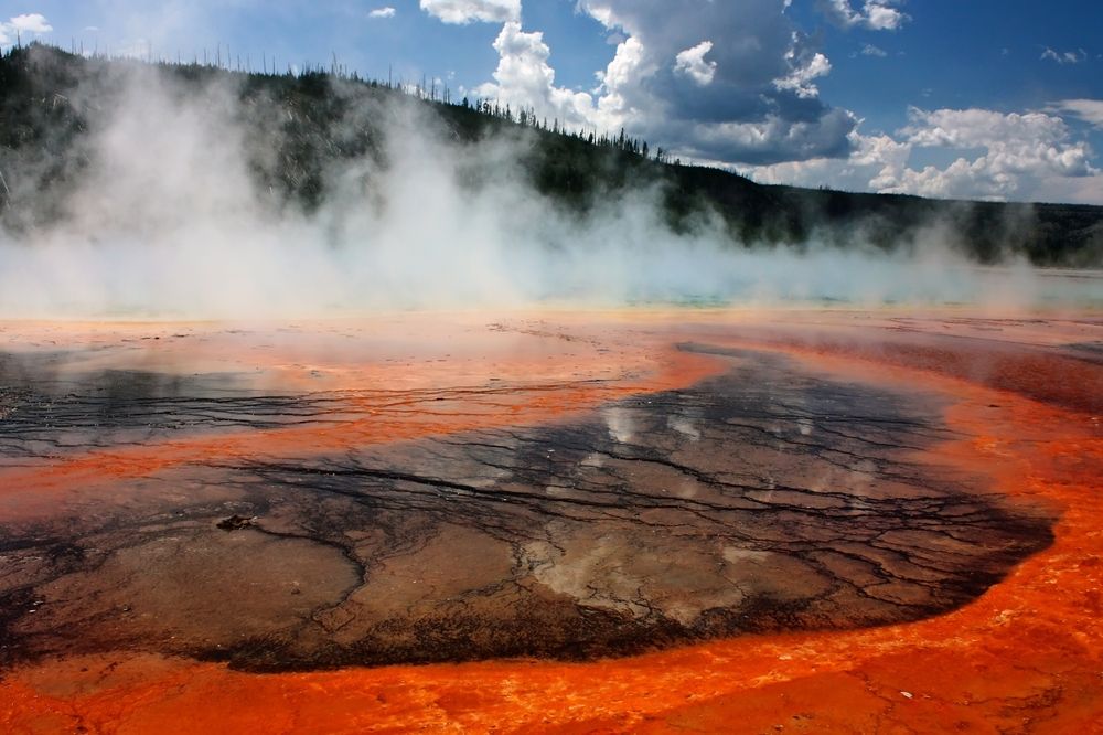 Yellowstone National Park crater