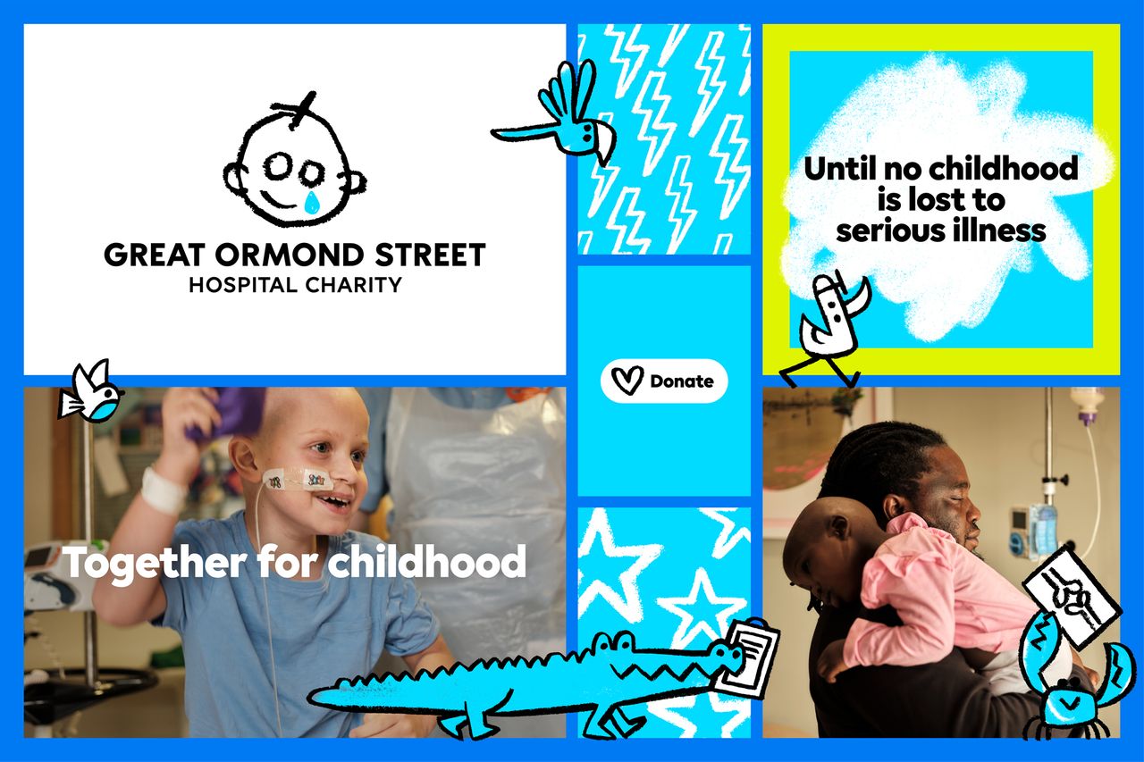 Great Ormond Street by Pentagram x Stuart Gough