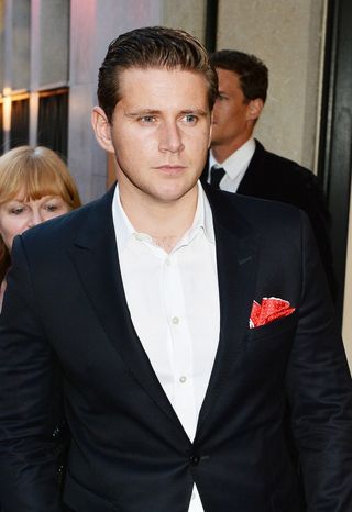 Allen Leech at the wrap party for ITV's Downton Abbey
