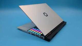 Framework 16 gaming laptop with the RTX 5070 mobile GPU upgrade module