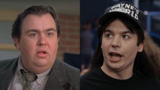 John Candy in Uncle Buck/Mike Myers in Wayne's World