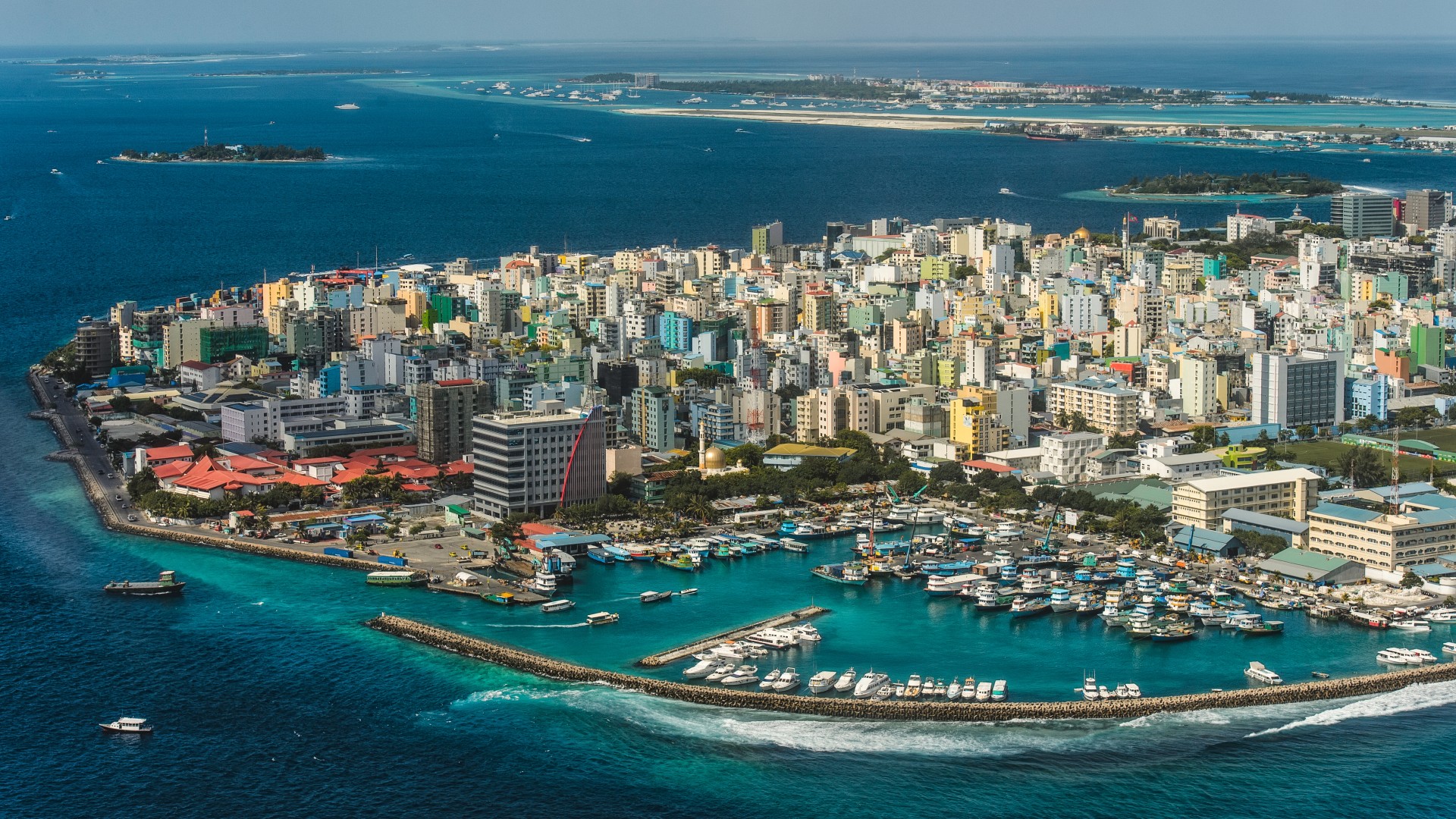 Una vista de Malé, la capital de Maldivas.  Niromaks a través de Getty Images