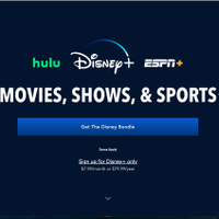 Disney+, Hulu and ESPN+ $25