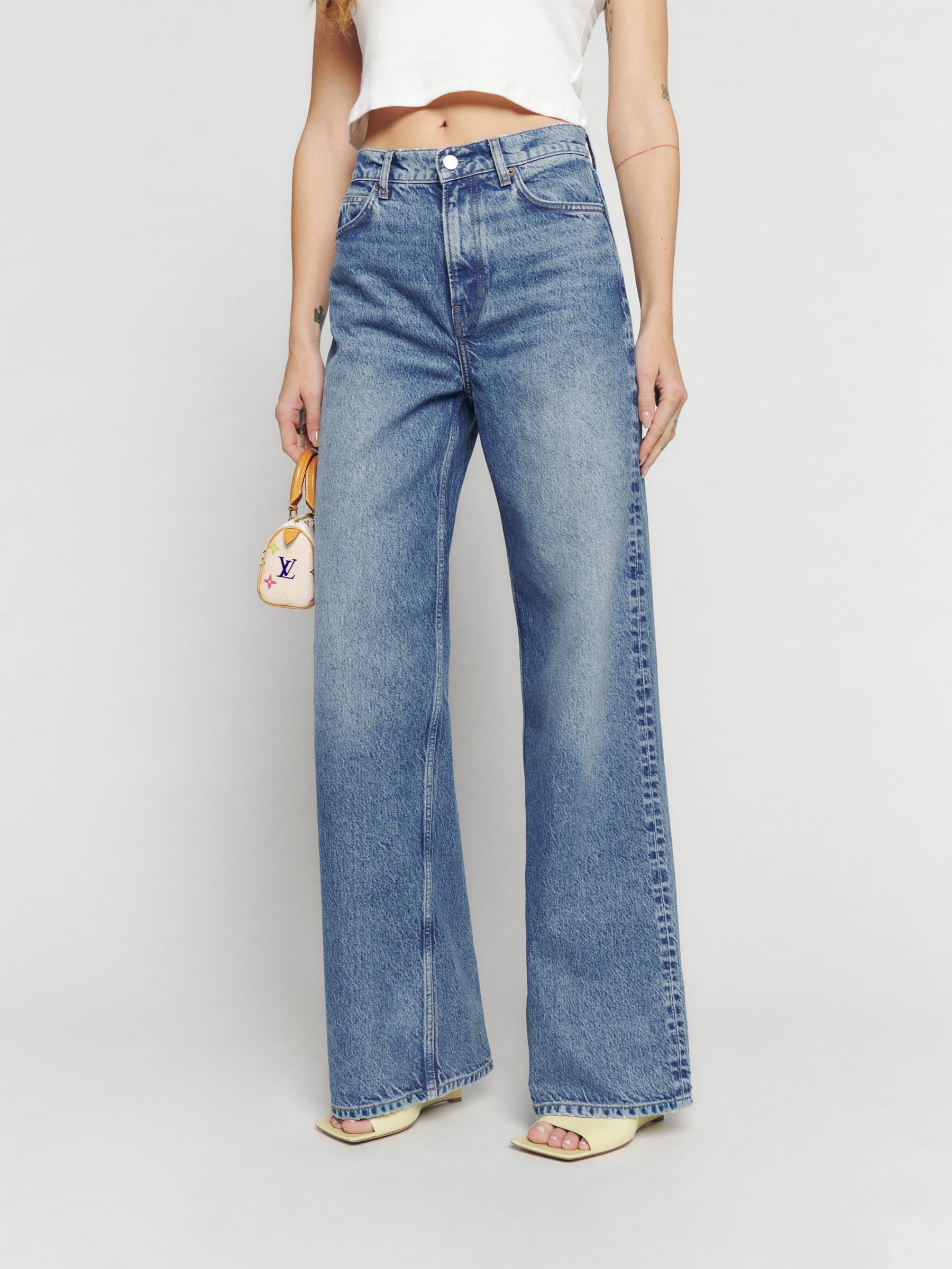 Cary High Rise Slouchy Wide Leg Jeans