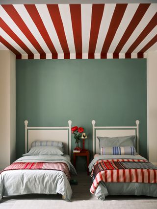A green bedroom painted shade Breakfast Room Green