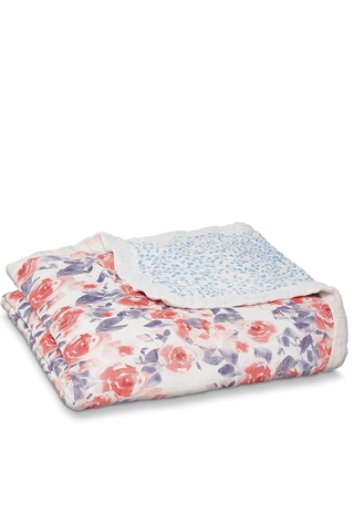 floral baby blanket