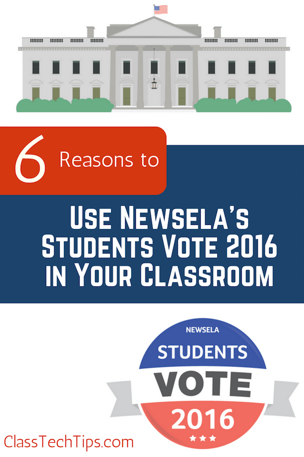 Class Tech Tips: 6 Reasons to Use Newsela’s Students Vote 2016 in Your Classroom