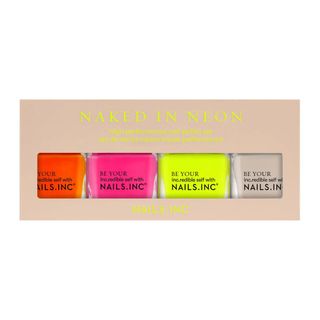 Nails.INC Naked in Neon Nail Polish Collection - neon nail designs