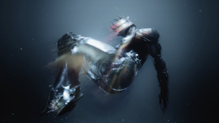 Mortal Shell character floats against black background