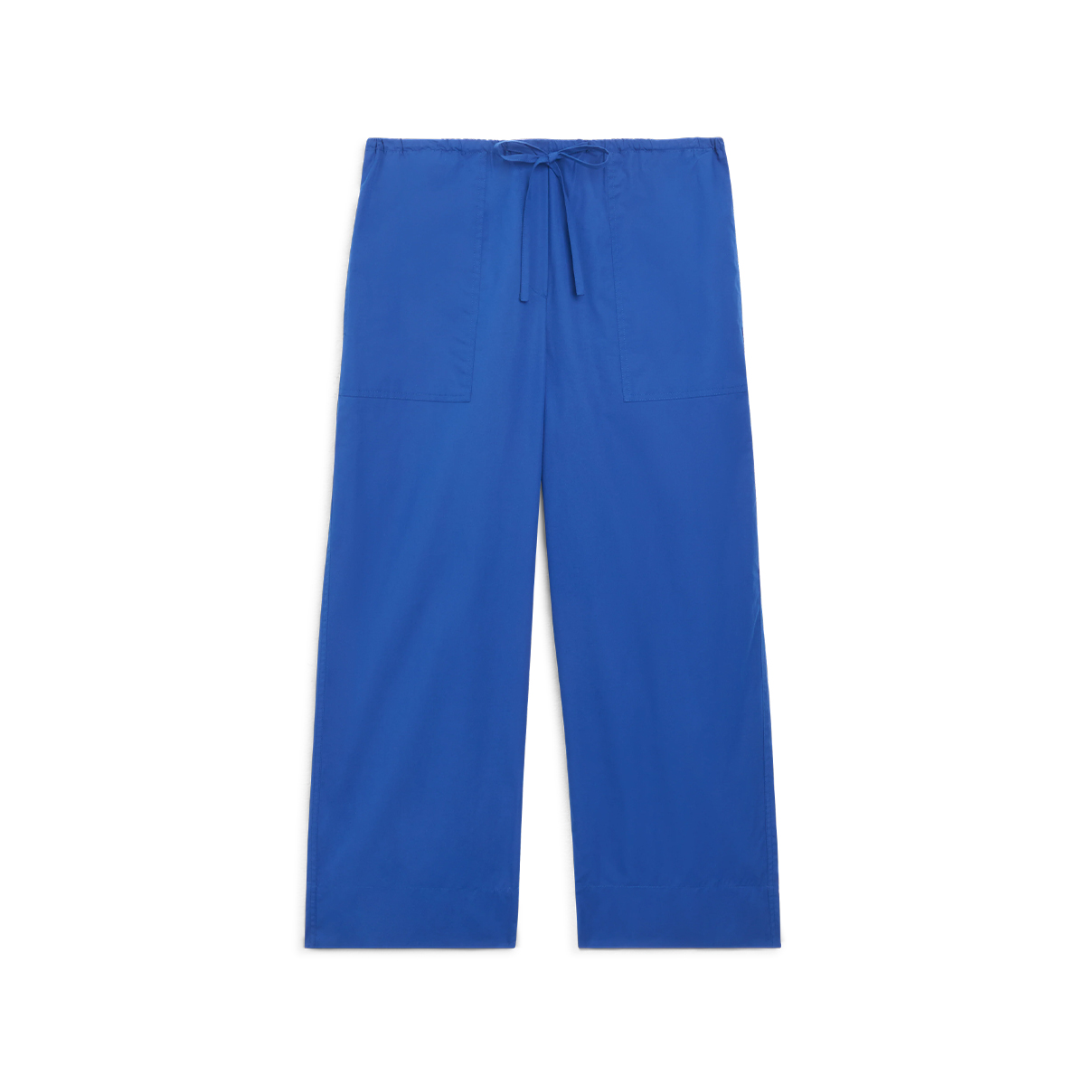 With Nothing Underneath, Sifnos Trousers: Fine Poplin, Cobalt Blue X Lucy Williams