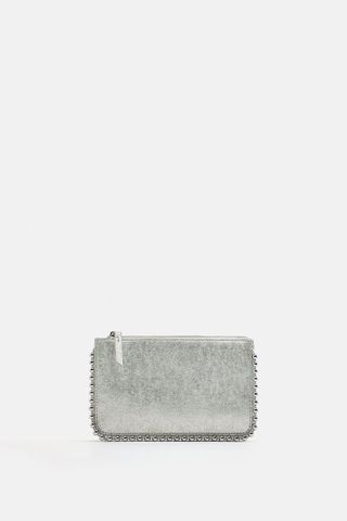 Zara Studded Crossbody Wallet Bag