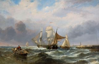 Vessels off the Dutch Coast, 1829-1860, William Clarkson Stanfield.