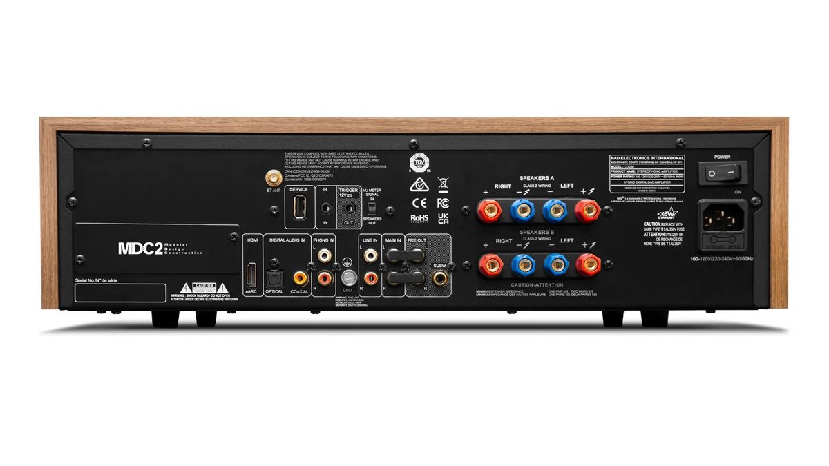 NAD’s new amp is a retro wonder with wireless highres audio streaming