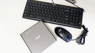 Acer Chromebox with keyboard and mouse