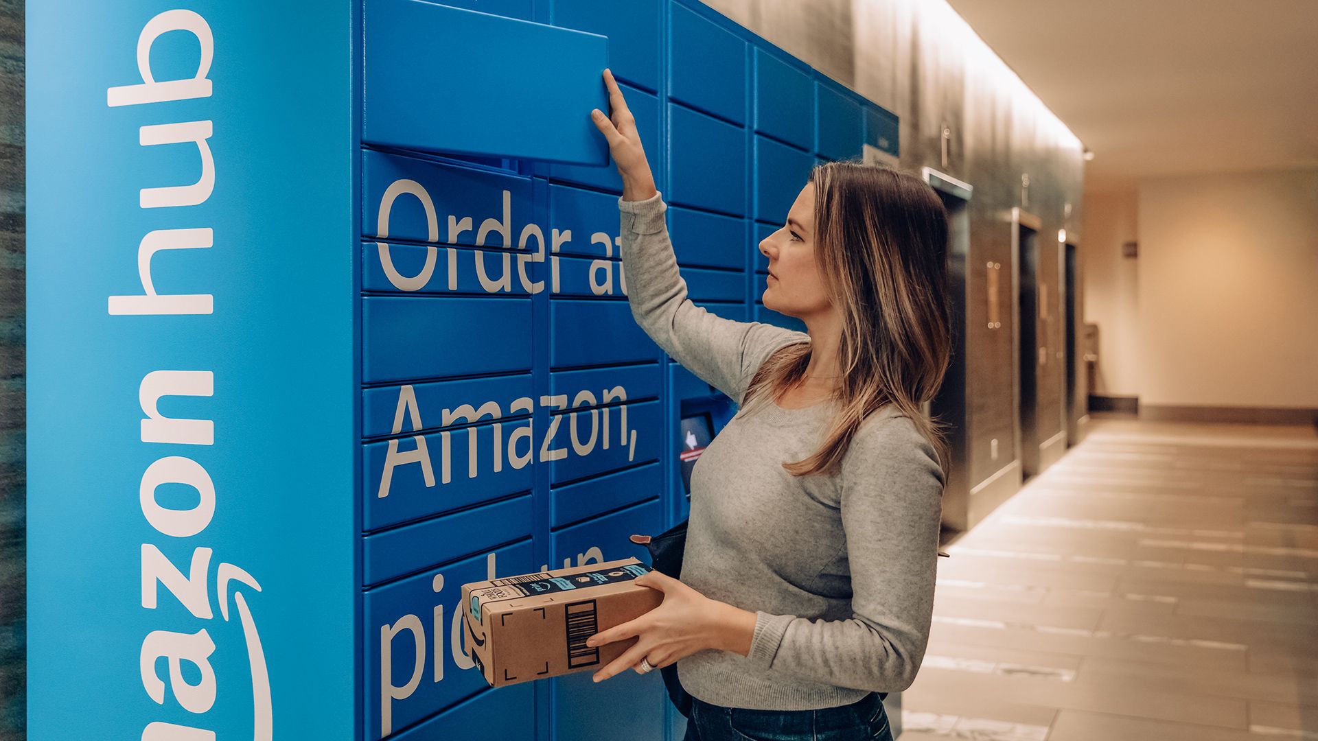 Amazon Hub selfservice lockers launch in Australia just in time for