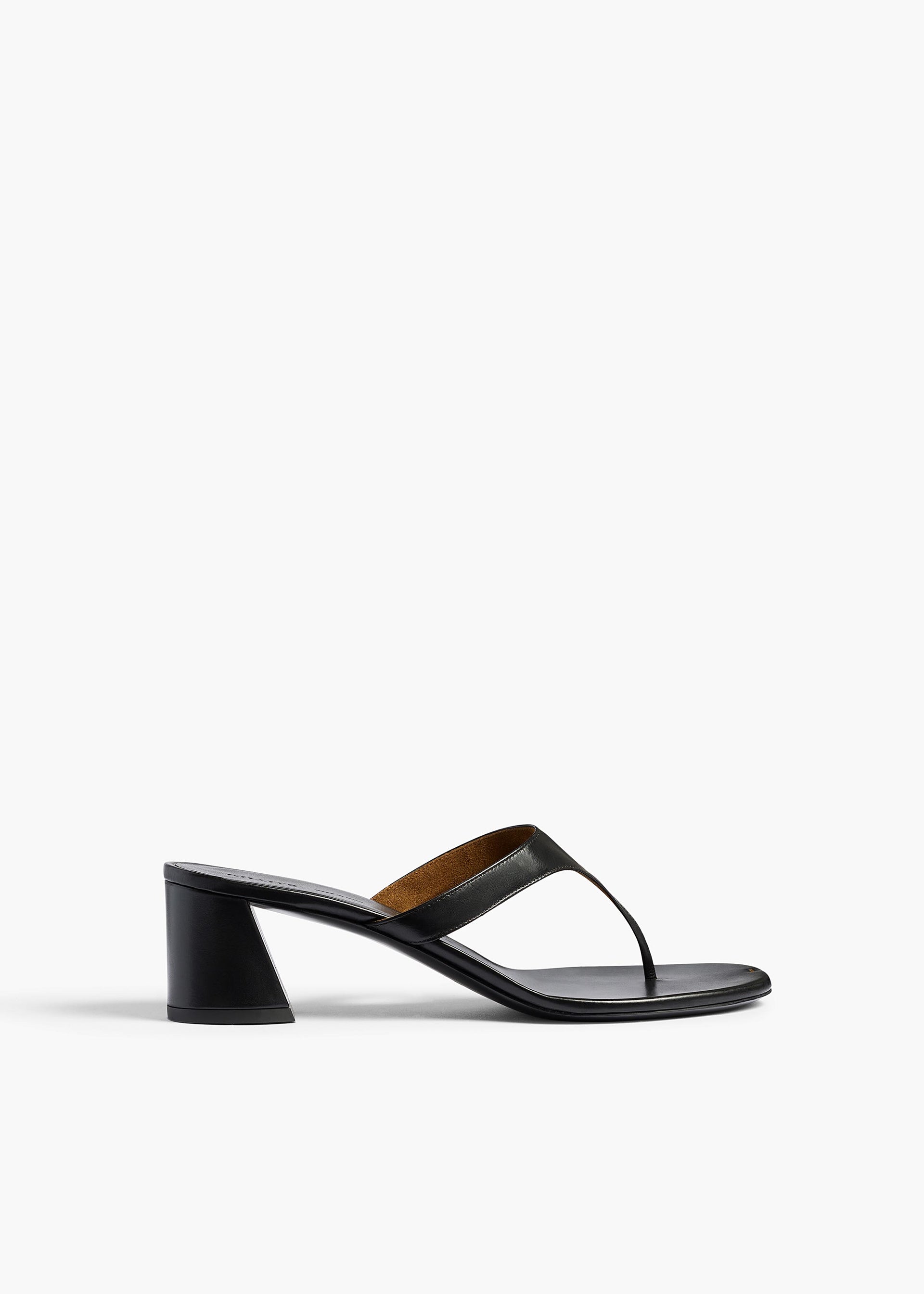 Archer Sandal in Black Leather - 35 / Black / Upper100%clsole100%cl