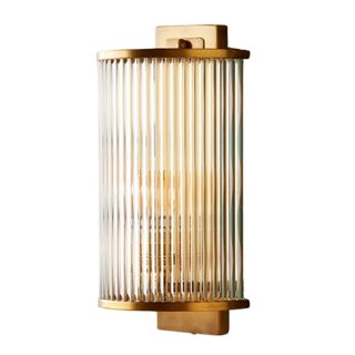 Roddy Wall Light in Brass With Glass Rods