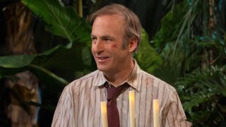Bob Odenkirk on a desert island with candles in W/ Bob and David